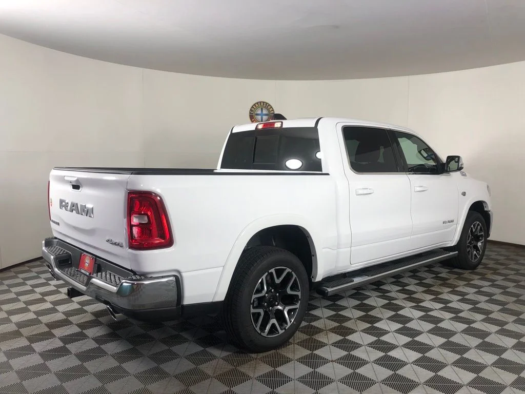 New 2026 Bright White Clear-Coat Exterior Paint RAM Laramie image 17