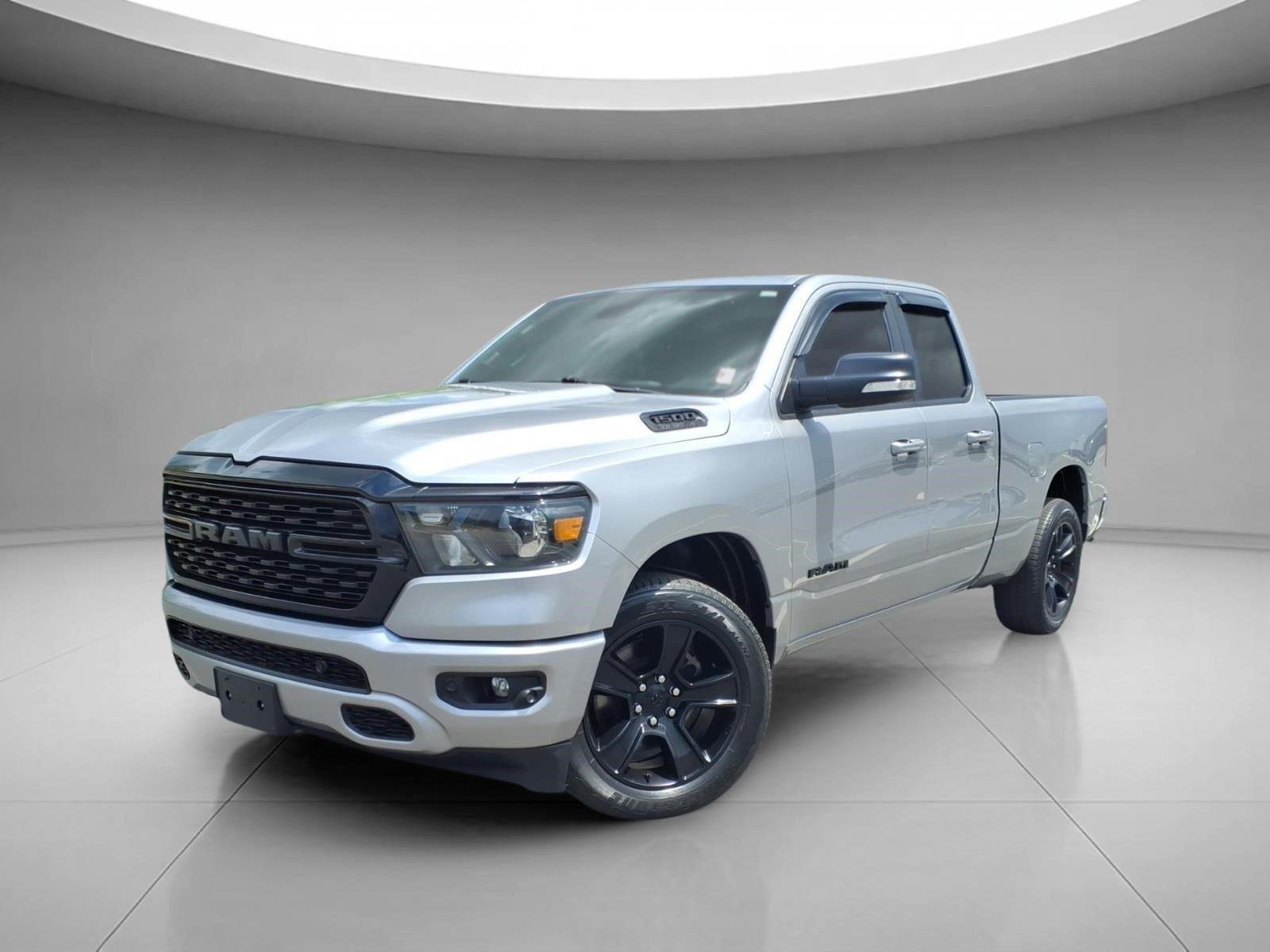 Used 2022 Billet Silver Metallic Clearcoat Ram Big Horn image 1