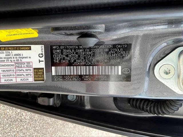 Used 2019 Gray Toyota L image 9
