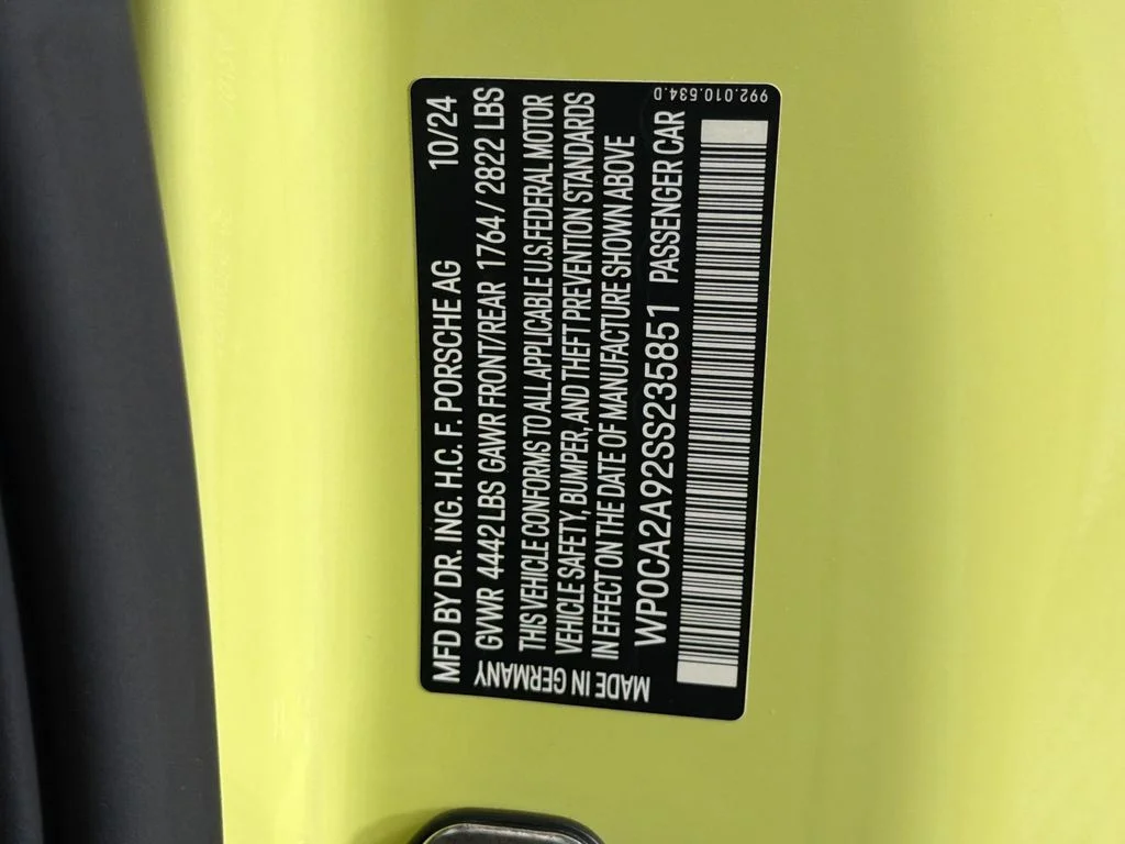 Used 2025 Yellow Porsche Carrera image 30
