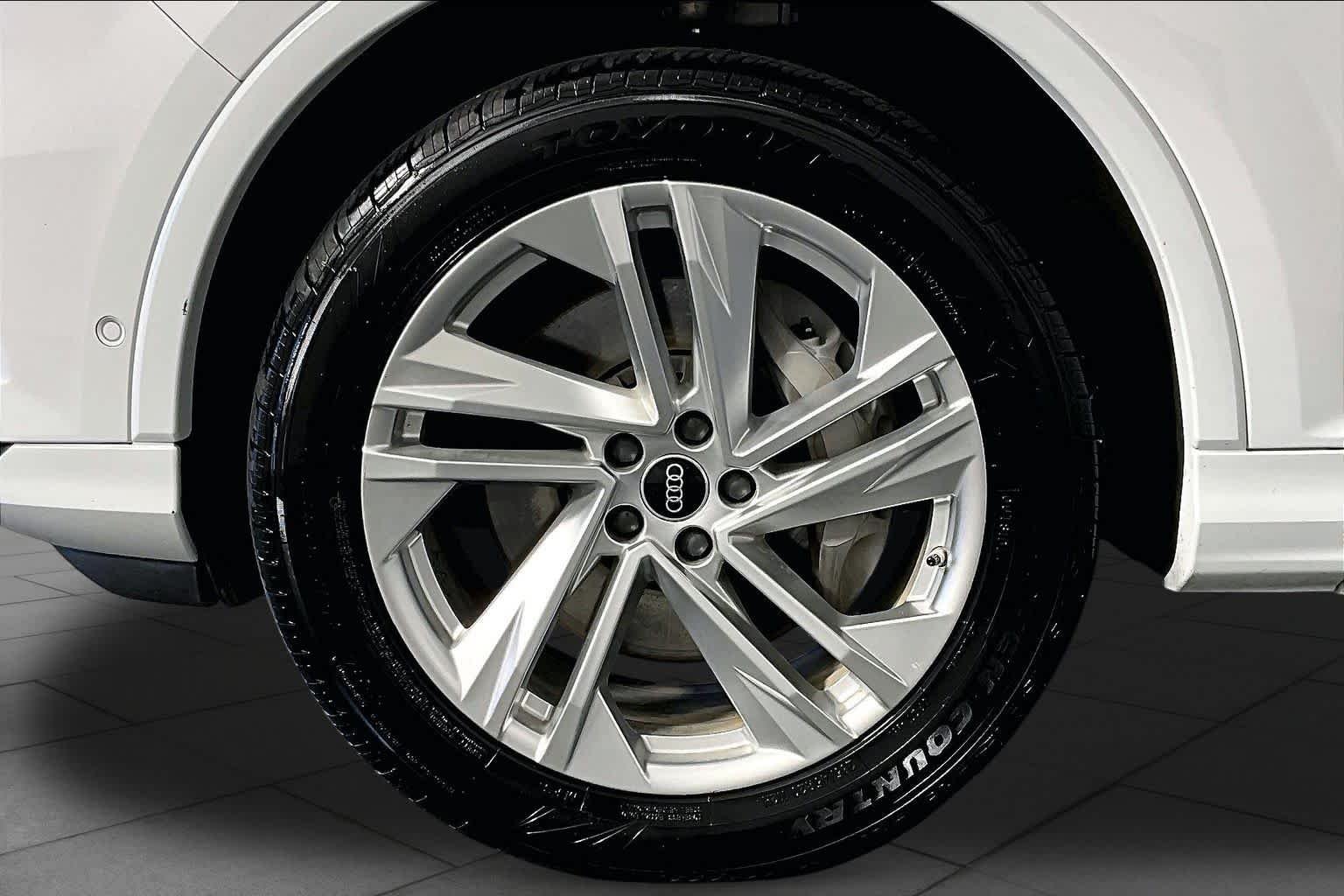 Used 2022 Glacier White Metallic Audi Premium Plus image 11