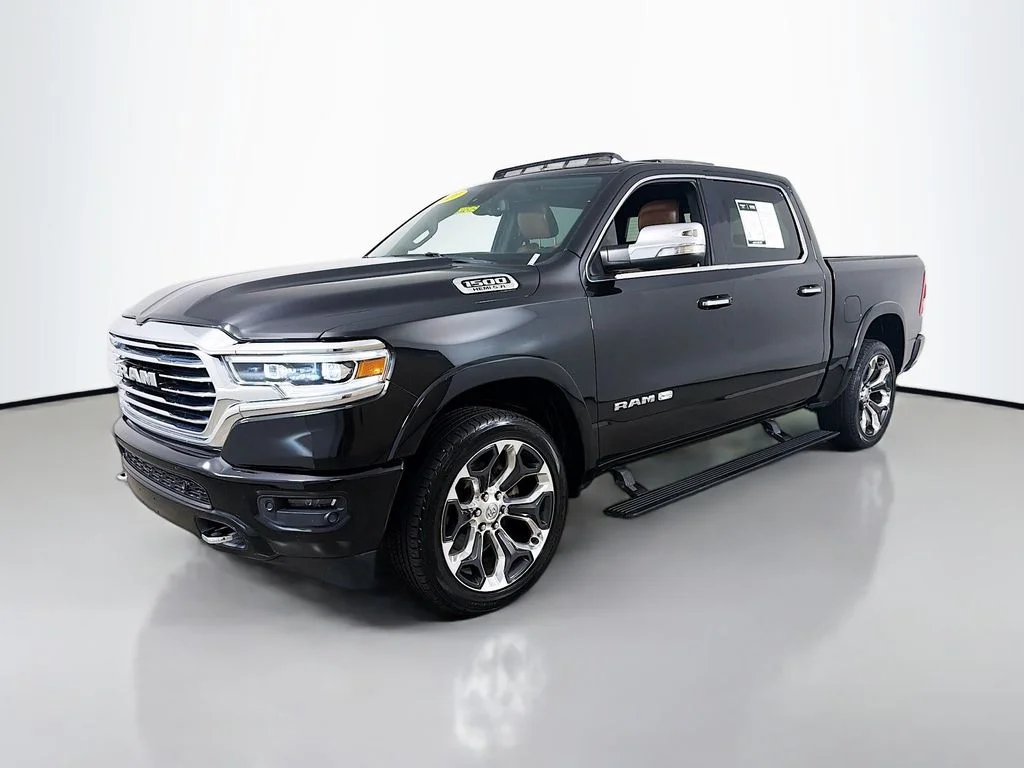 Used 2020 Diamond Black Crystal Pearlcoat Ram Longhorn image 3