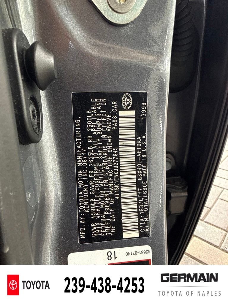 Used 2018 Gray Toyota Touring image 25