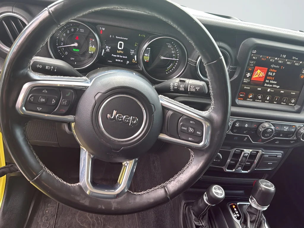 Certified Used 2023 Yellow Jeep Sahara 4xe image 11