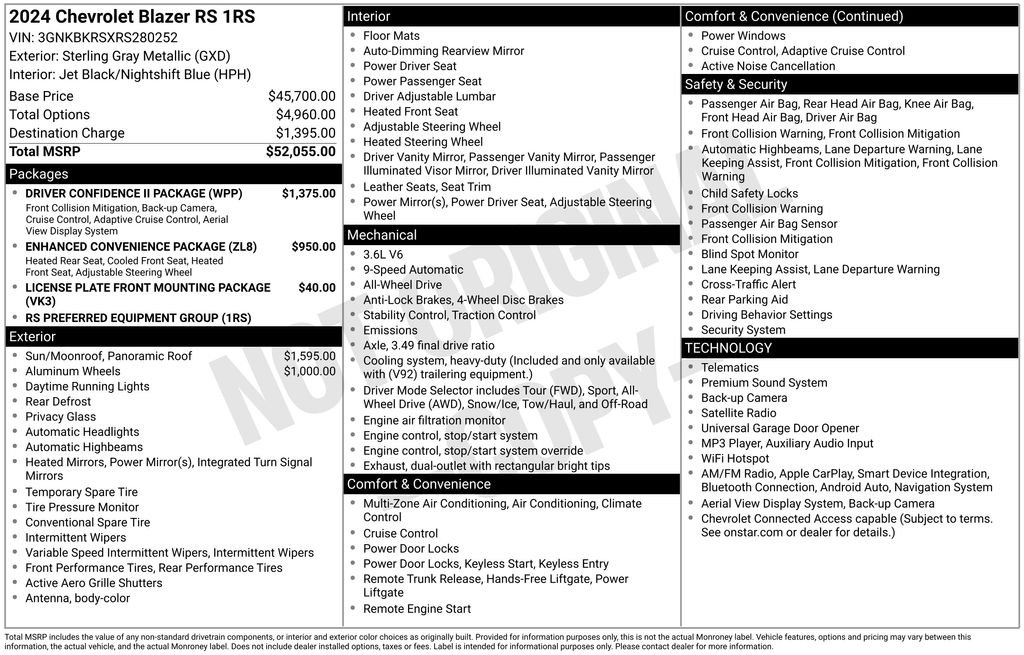 Used 2024 Gray Chevrolet RS image 25