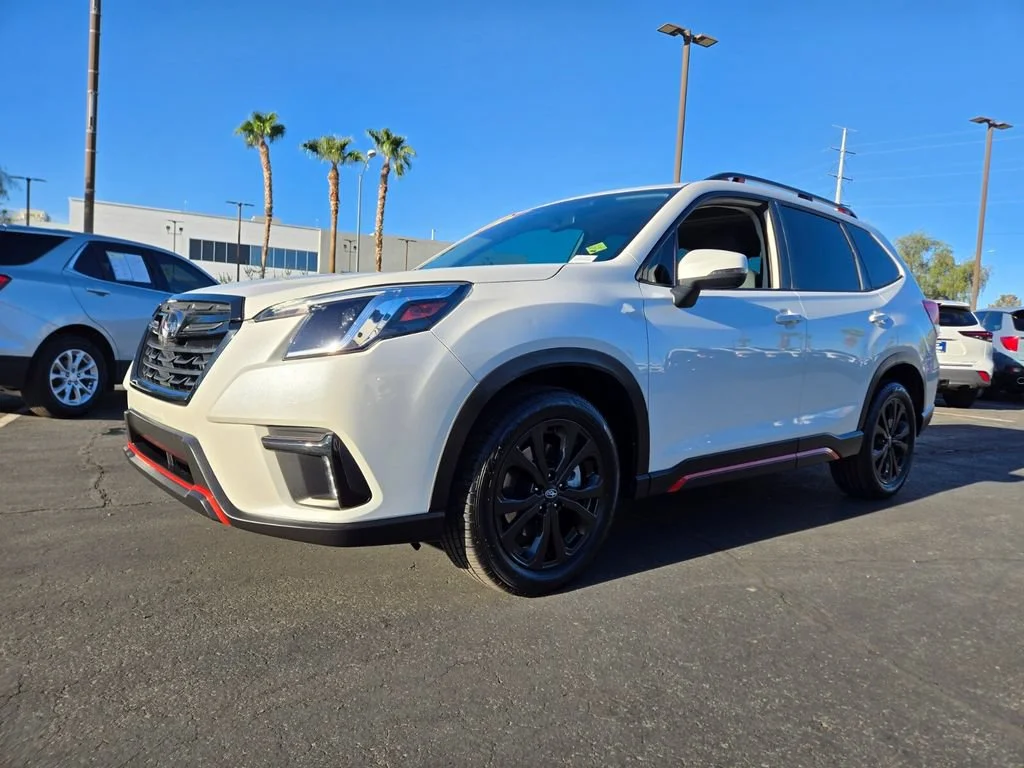 Used 2022 Crystal White Pea Subaru Sport image 2
