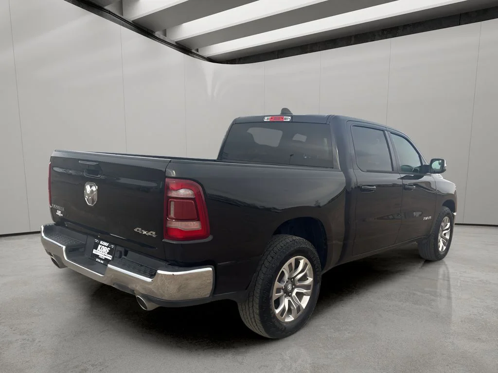 Used 2024 Diamond Black Crystal Pearlcoat Ram Laramie image 5