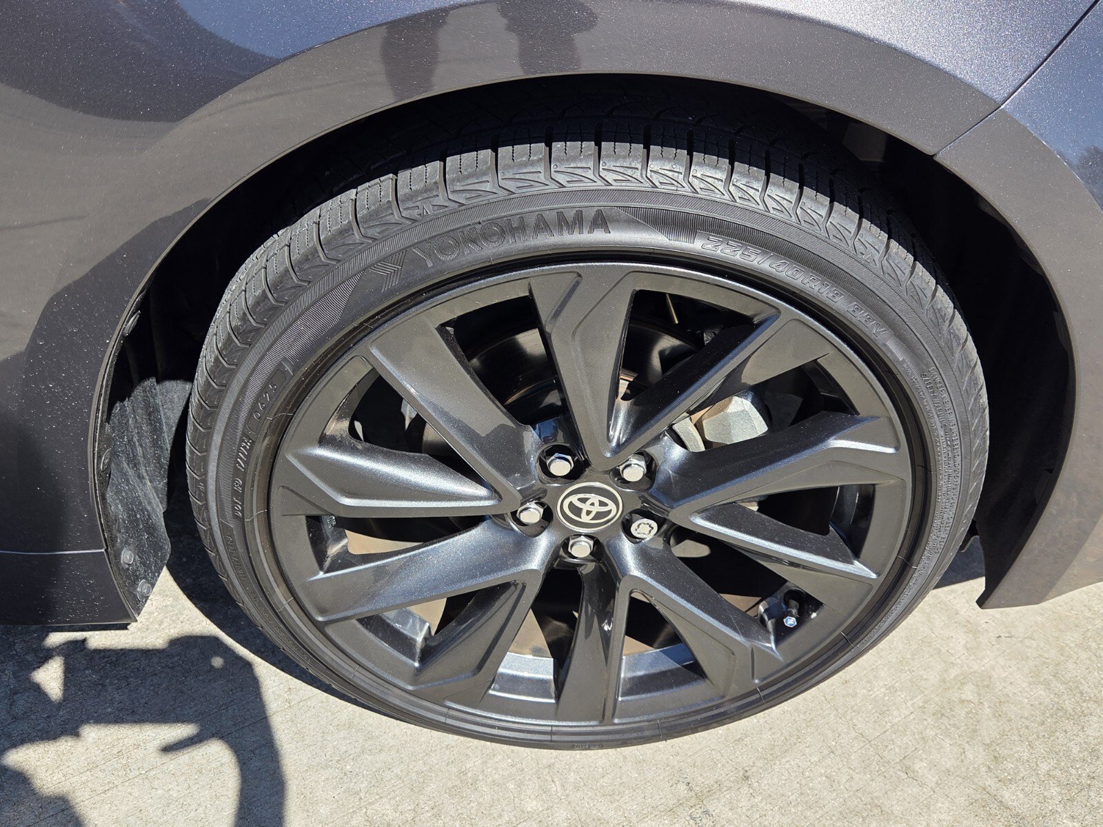 Used 2025 Magnetic Gray Metallic Toyota XSE image 11