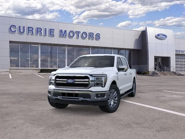 New 2026 Star White Metallic Tri-Coat Ford Lariat image 2