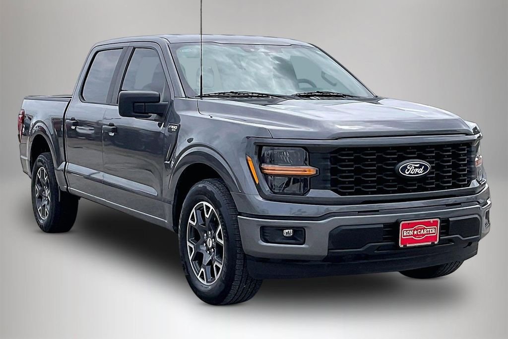 Used 2024 Light Blue Clearcoat Metallic Ford STX image 1