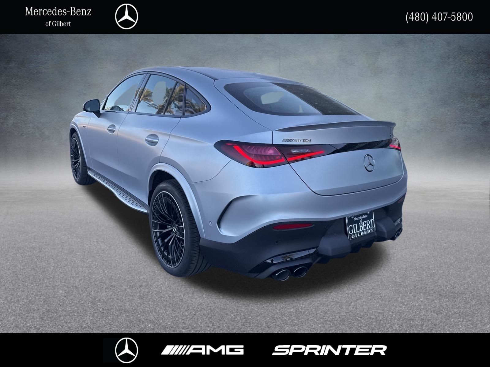 New 2026 MANUFAKTUR Cirrus Silver Magno Mercedes-Benz GLC 43 AMG® COUPE image 4
