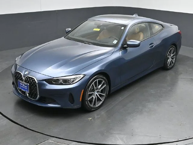 Certified Used 2021 Arctic Race Blue Metallic BMW 430i xDrive image 43