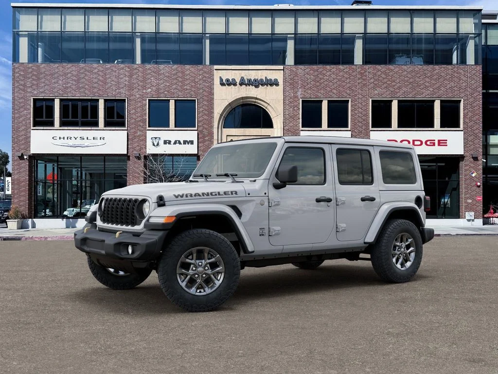 New 2026 Bright White Clear-Coat Exterior Paint Jeep Sport S image 2