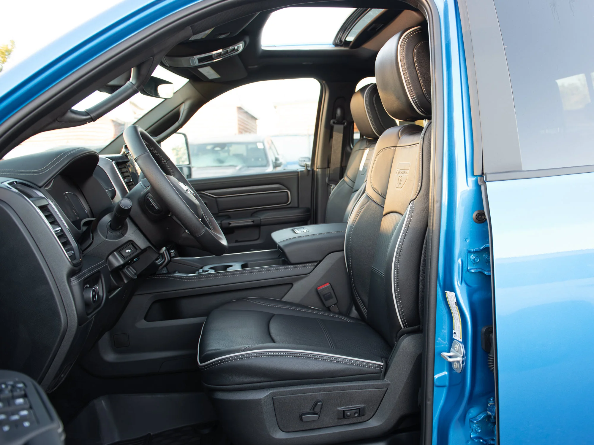 New 2027 Blue RAM Rebel* Crew Cab 4x4, Sunroof, Towing Tech Group, Passenger Screen image 26