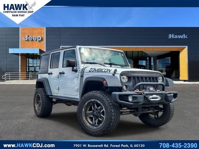 Used 2017 White Jeep Unlimited Rubicon image 1