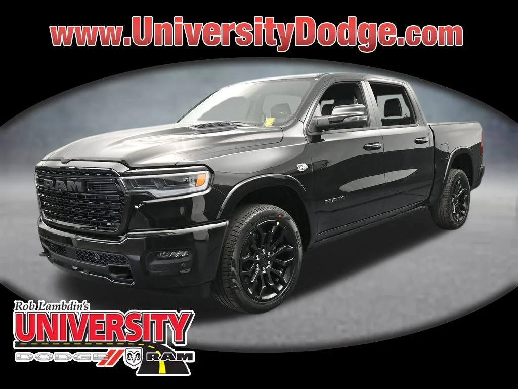 New 2026 Diamond Black Crystal Pearlcoat RAM Limited image 1