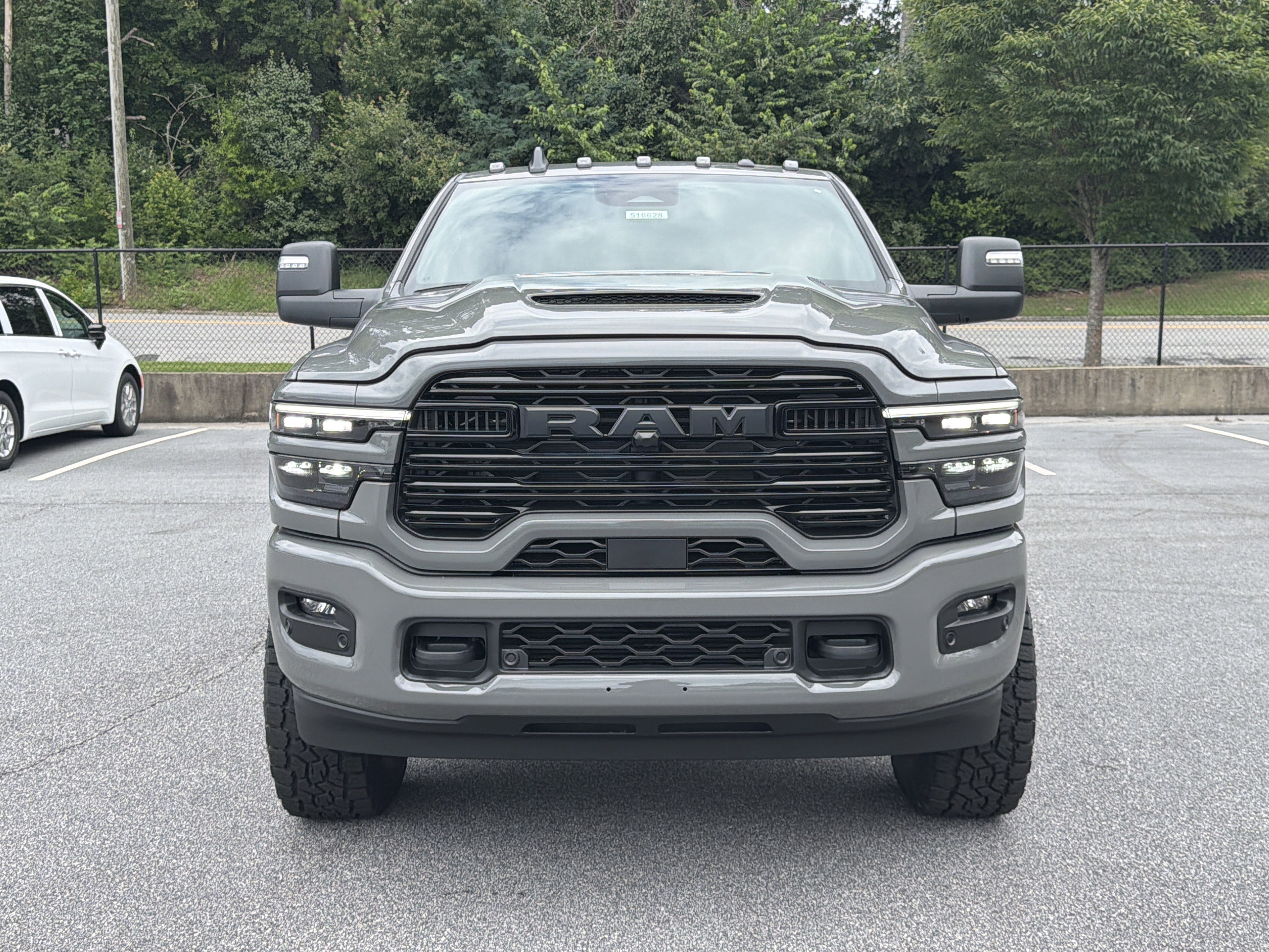 New 2026 Ceramic Gray Clear-Coat Exterior Paint RAM Laramie image 2