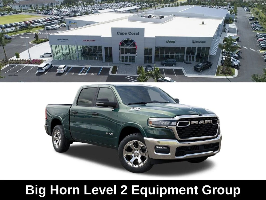 New 2026 Serrano-Green Metallic Exterior Paint RAM Big Horn/Lone Star image 5