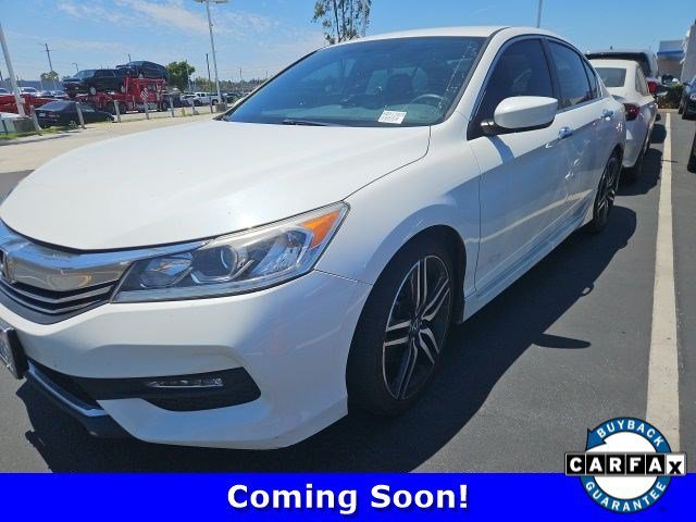 Certified Used 2017 White Orchid Pearl Honda Sport SE image 1