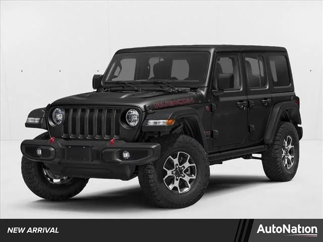 Used 2020 Black Clearcoat Jeep Rubicon image 1