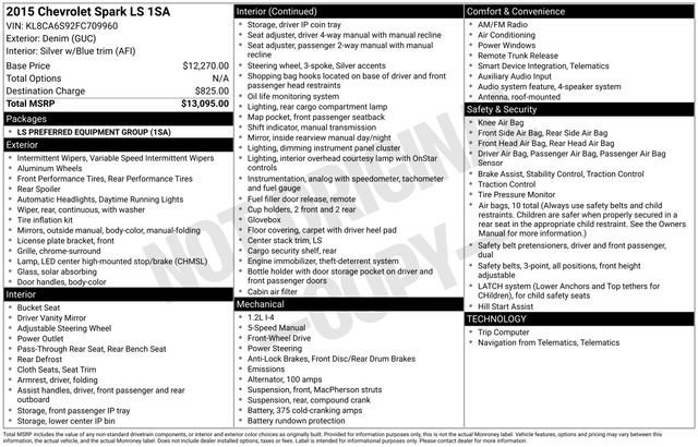 Used 2015 Metallic paint.) Chevrolet LS image 7