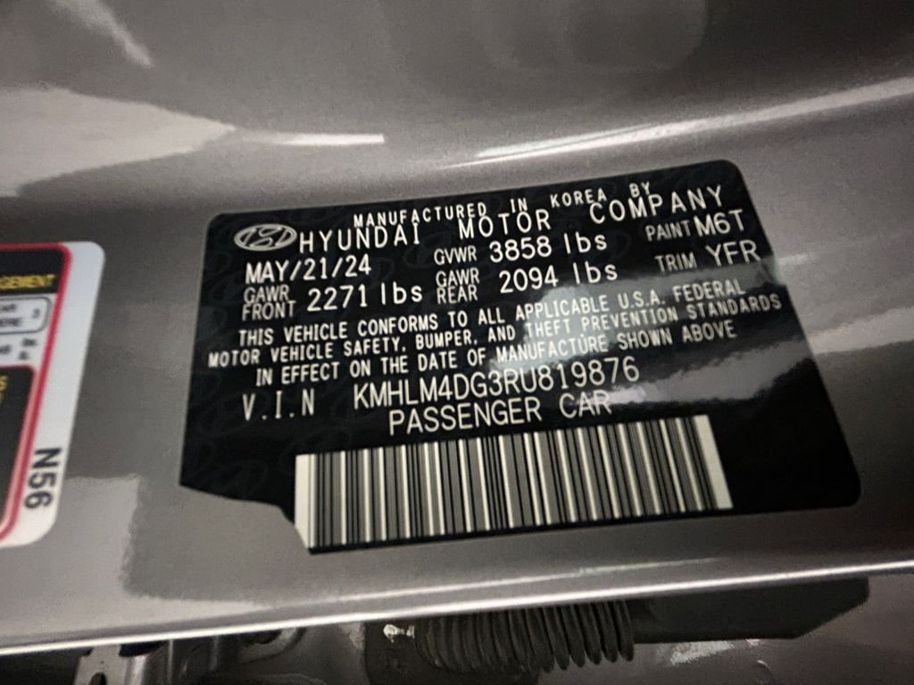 Used 2024 Silver Hyundai SEL image 20