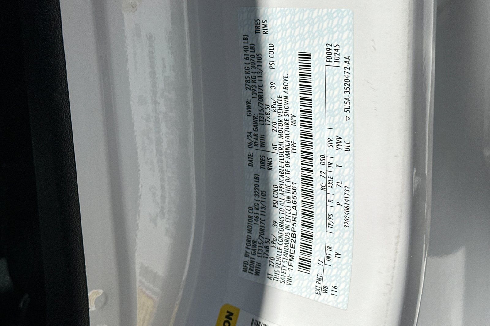Used 2024 White Ford Wildtrak image 34