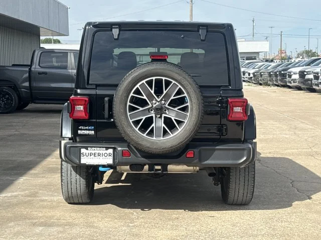 Used 2023 Black Jeep Sahara 4xe image 4