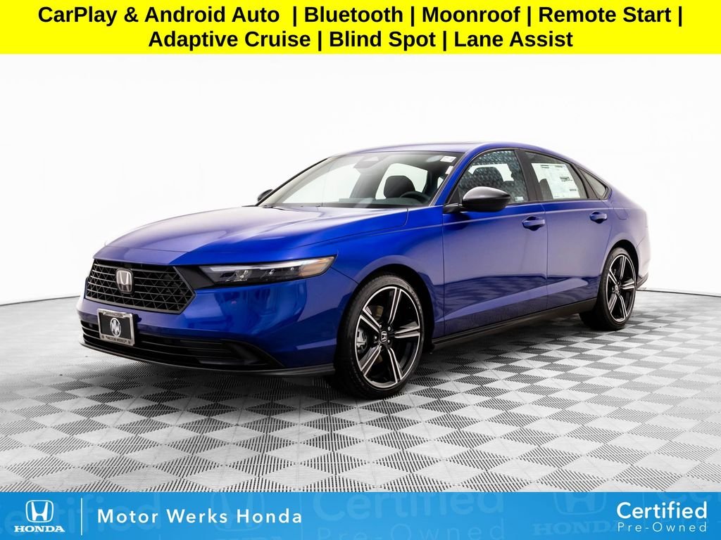 Certified Used 2026 Still Night Pearl Honda Sport Hybrid image 1