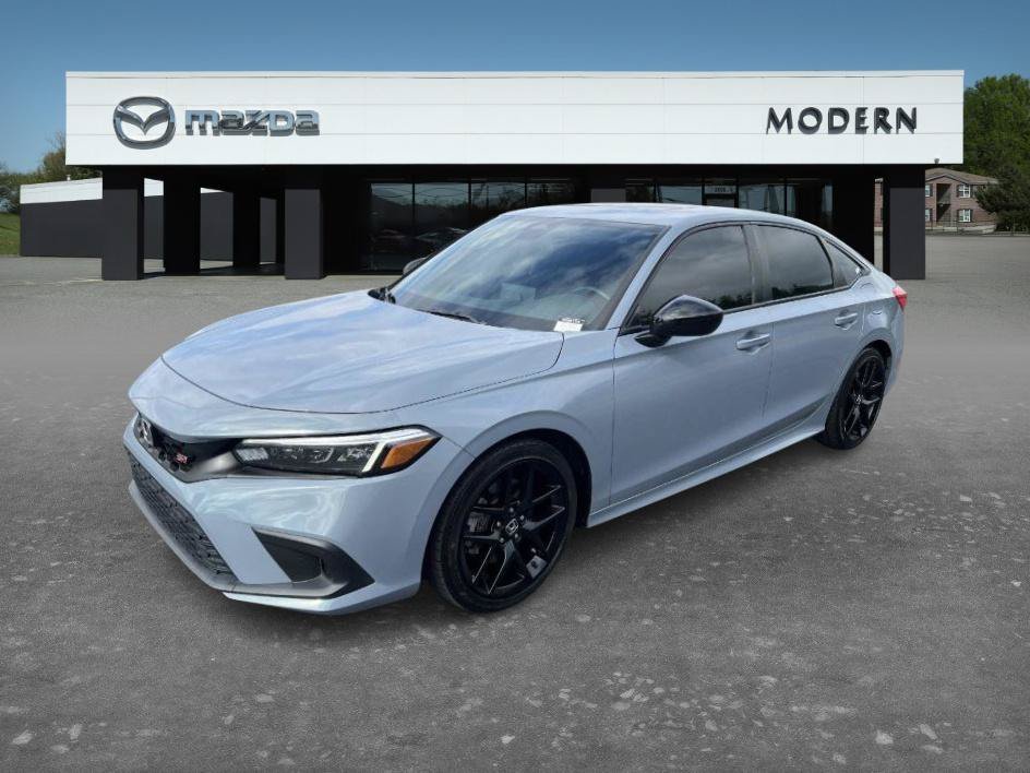 Used 2023 Aegean Blue Metallic Honda Si image 1