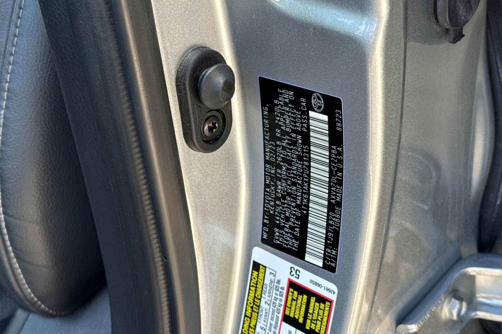 Certified Used 2023 Silver Toyota XSE image 36