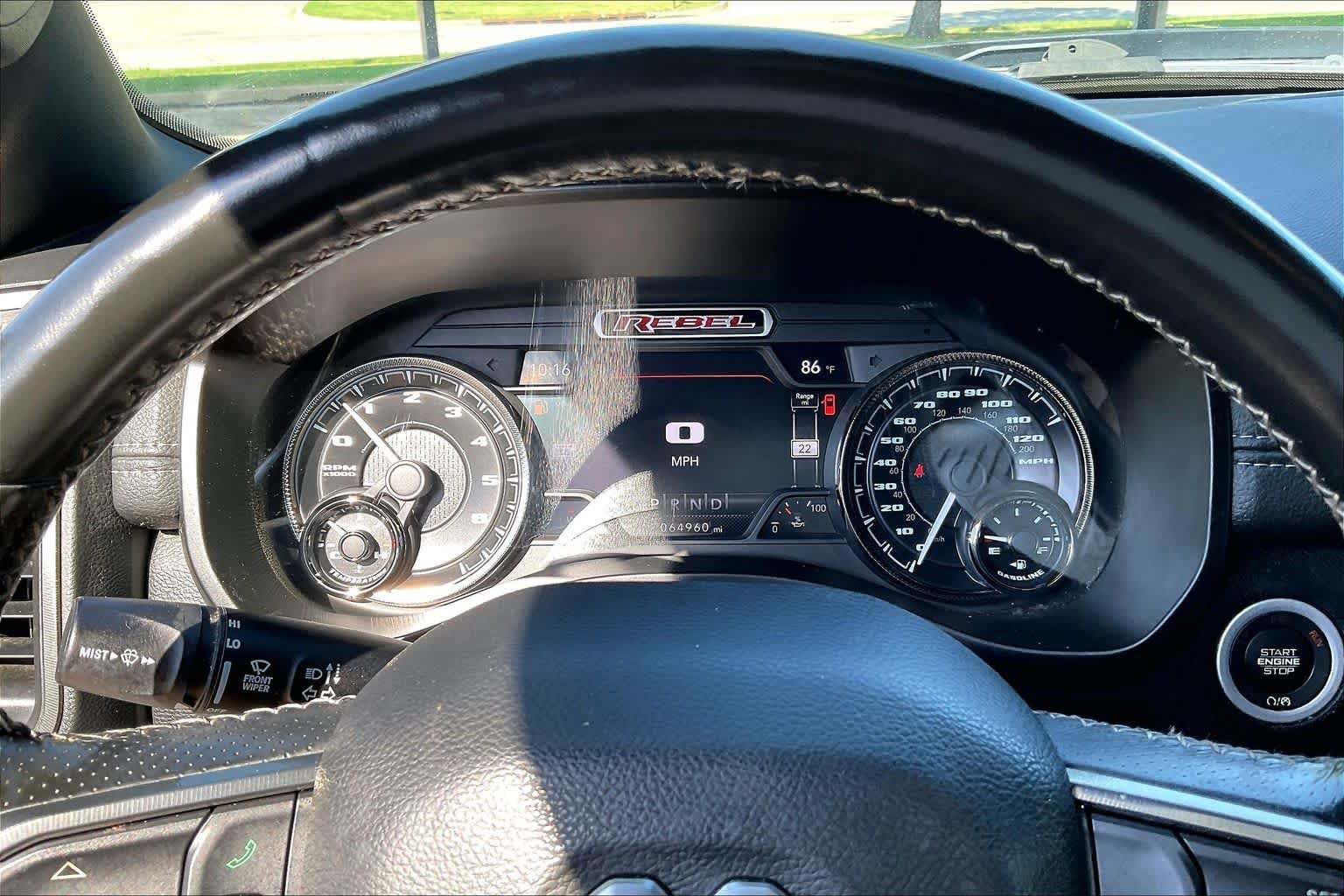 Used 2021 Billet Silver Metallic Clearcoat Ram Rebel image 25