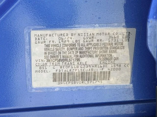 Certified Used 2024 Blue Nissan S image 25