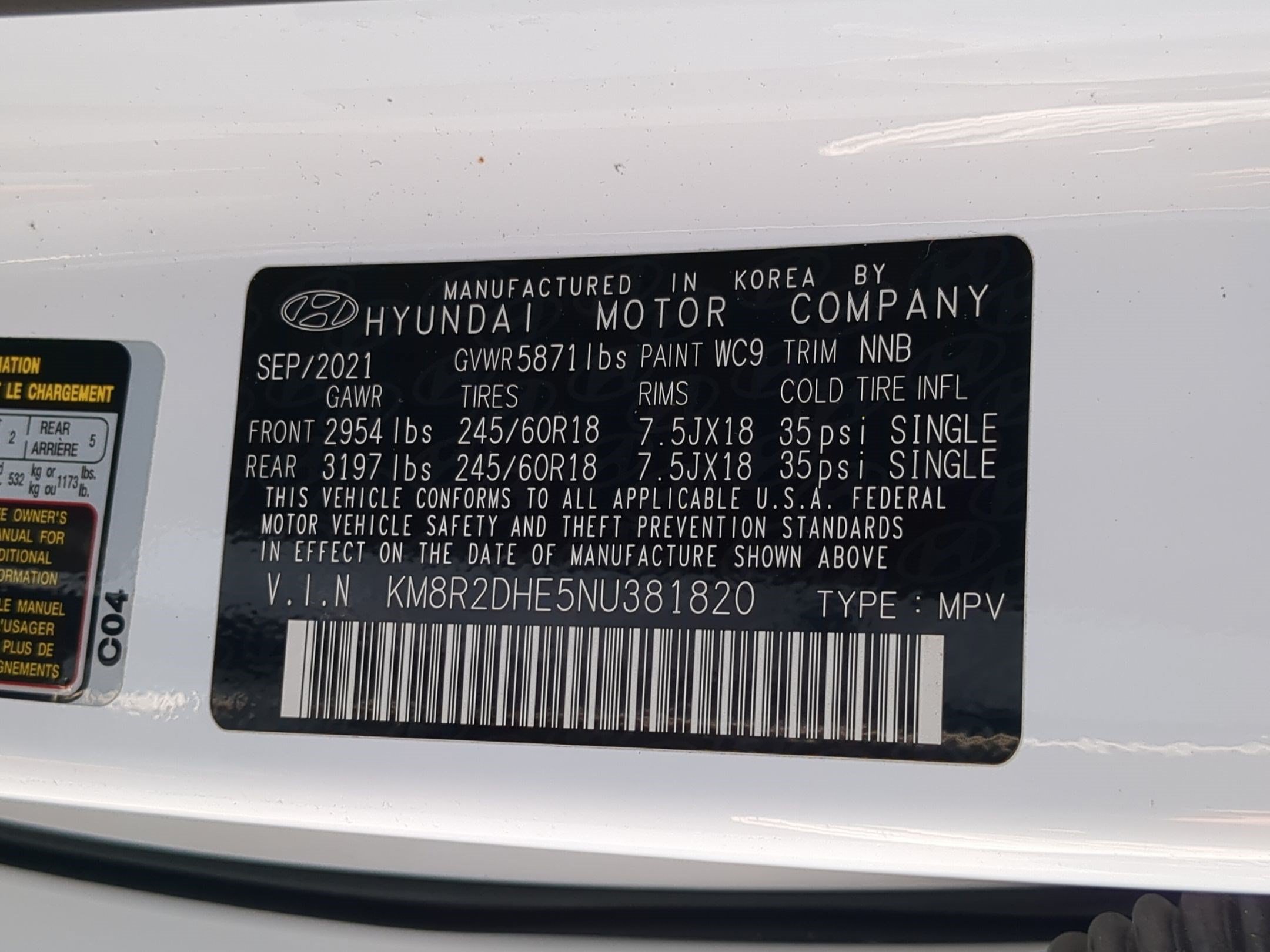 Certified Used 2022 Hyper White Hyundai SEL image 34