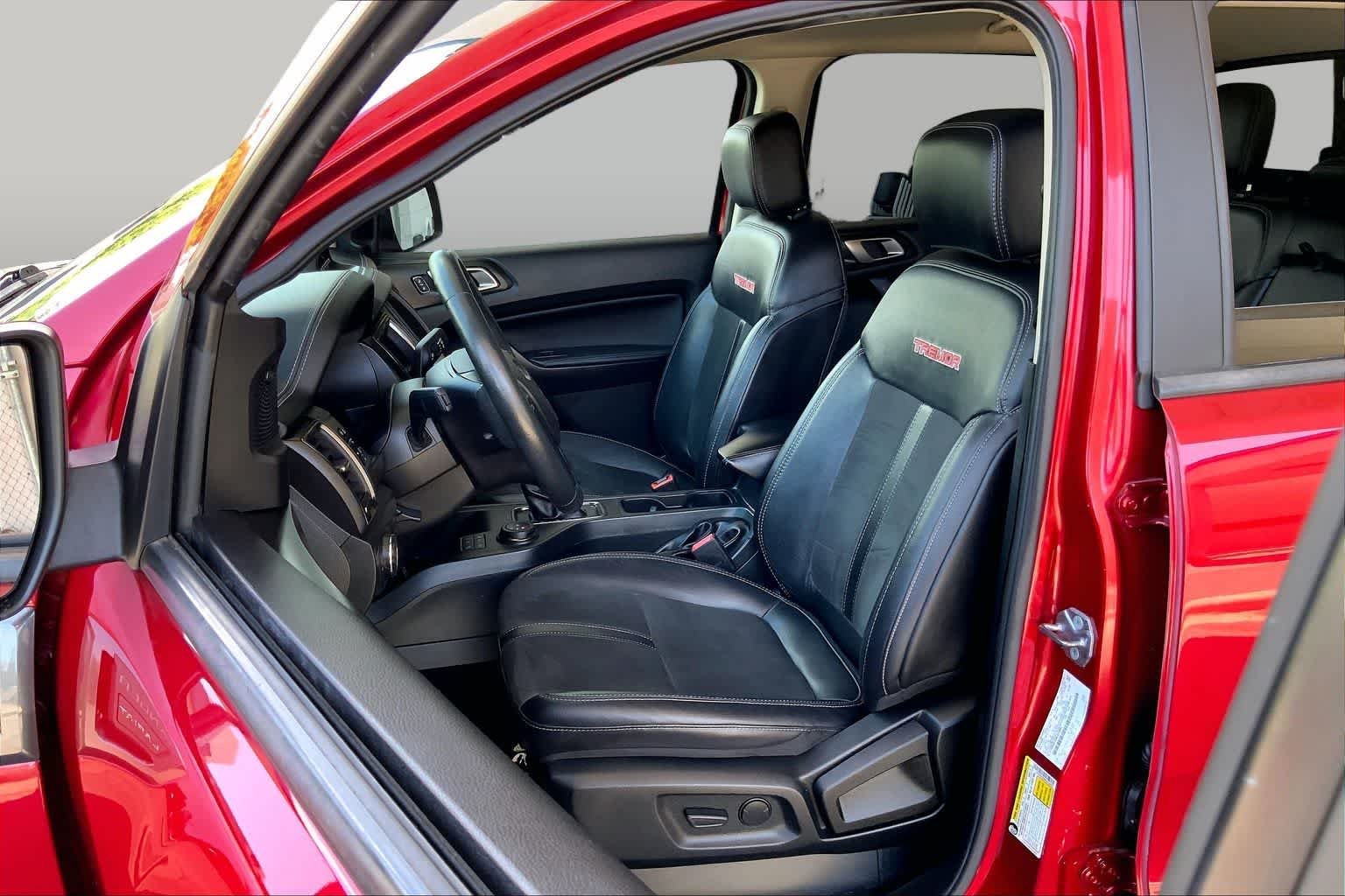 Used 2021 Rapid Red Metallic Tinted Clearcoat Ford LARIAT image 8