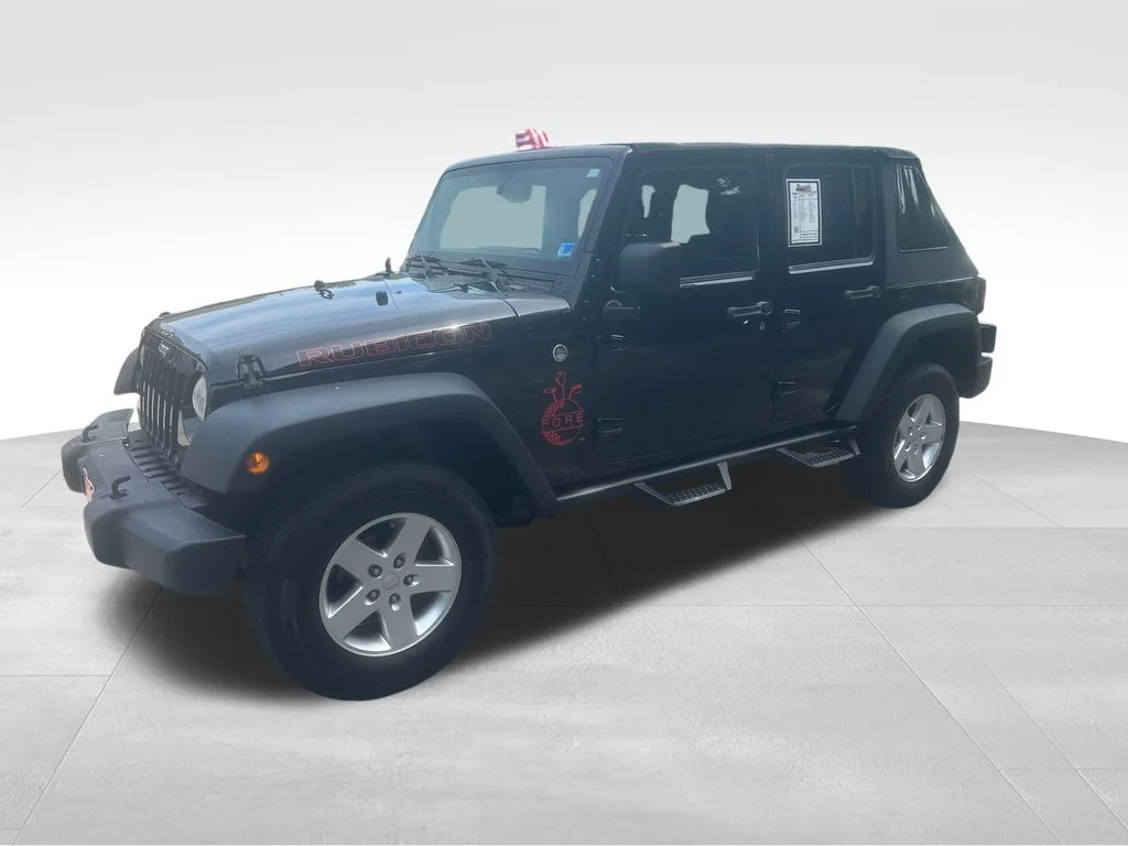 Used 2014 Black Jeep Unlimited Rubicon image 3