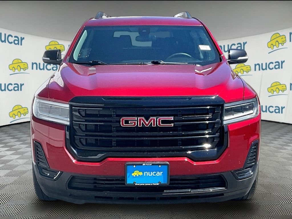 Used 2023 Volcanic Red Tintcoat GMC SLE image 2