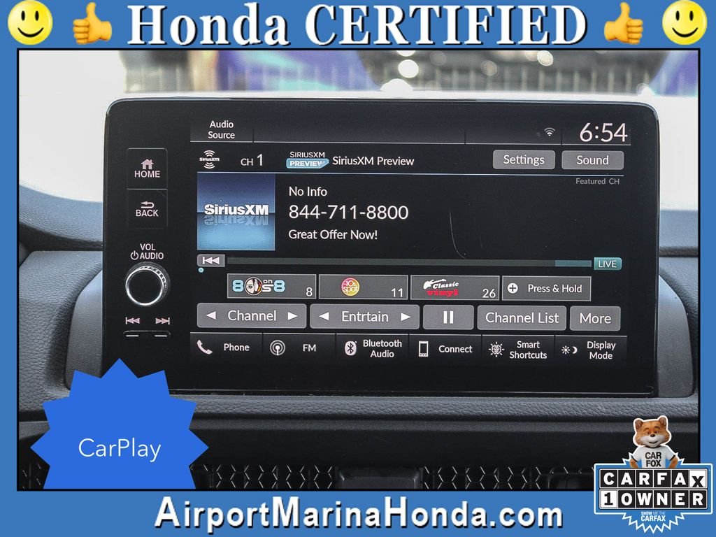 Certified Used 2024 Platinum White Pearl Honda HYBRID 2WD SPORT-L image 6