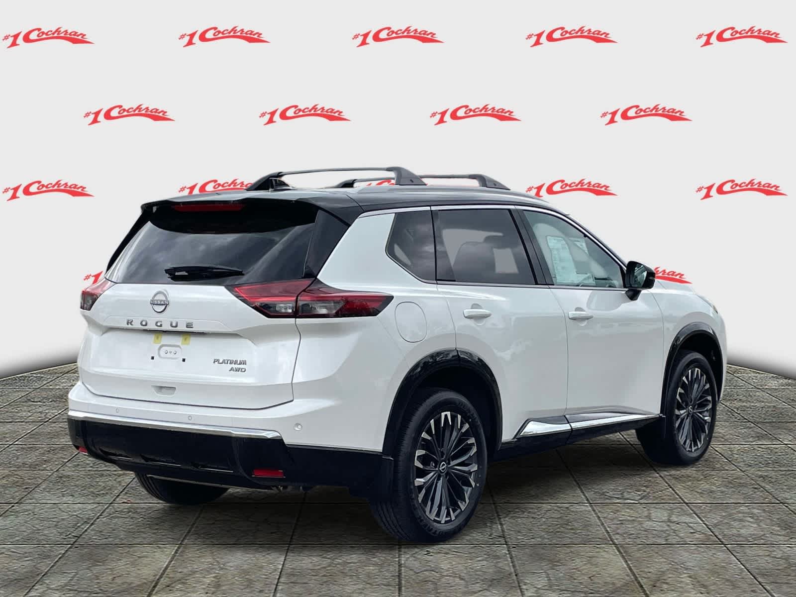 New 2026 Everest White Pearl/Super Black Nissan Platinum image 3