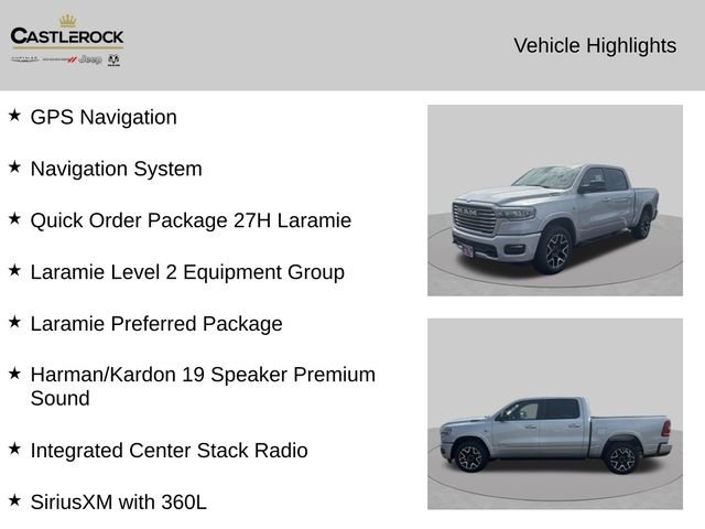 New 2026 Silver Zynith Exterior Paint RAM Laramie image 2