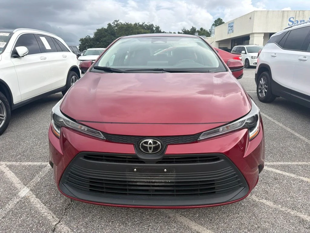 Used 2025 Red Toyota LE image 2