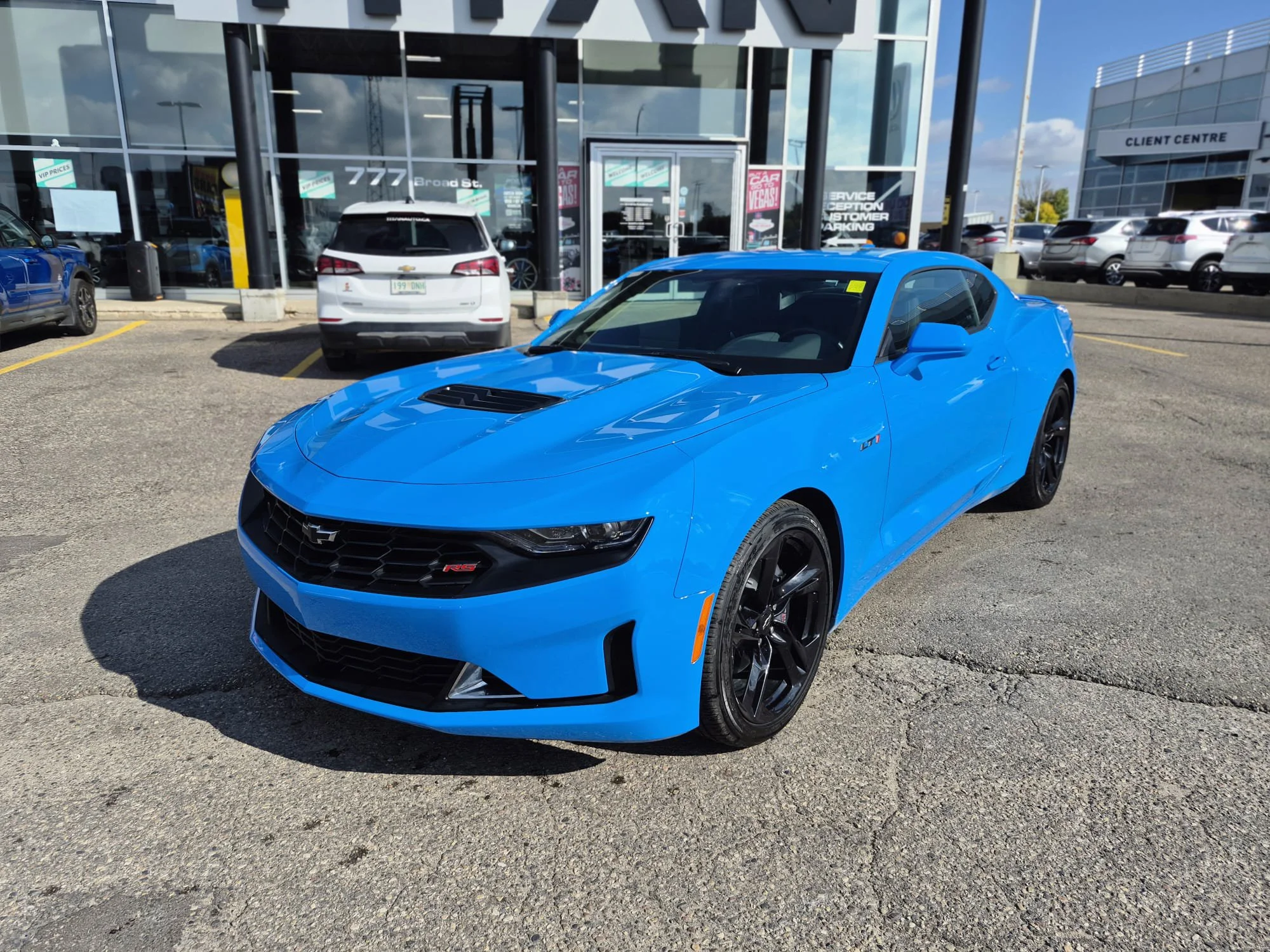 Used 2023 Rapid Blue Chevrolet LT1*455HP!! | 6.2L V8 | Recaro Seats | Sunroof | Performance Exhaust | Rapid Blue | image 3
