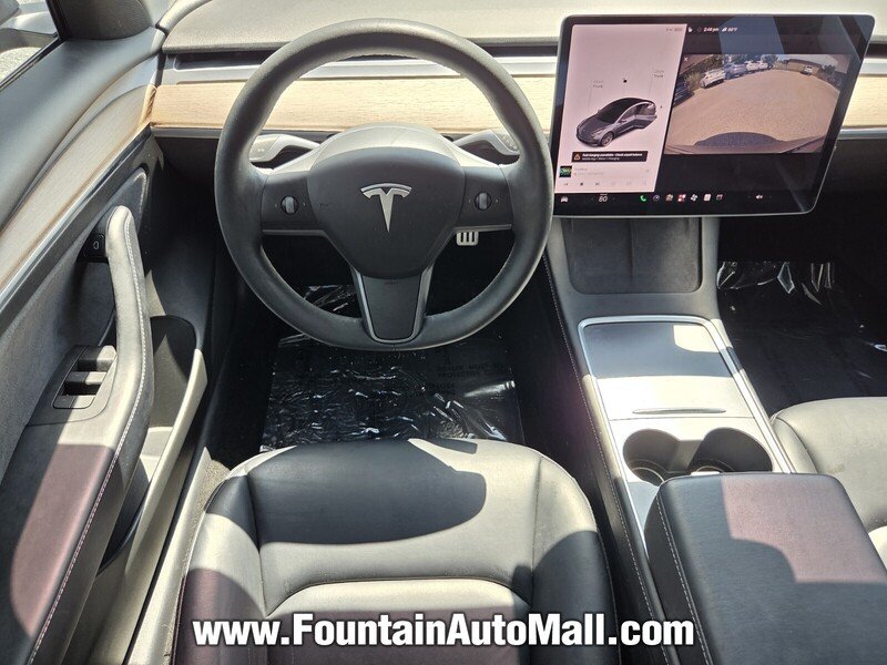 Used 2022 BLACK TESLA LONG RANGE AWD *LTD AVAIL* image 13