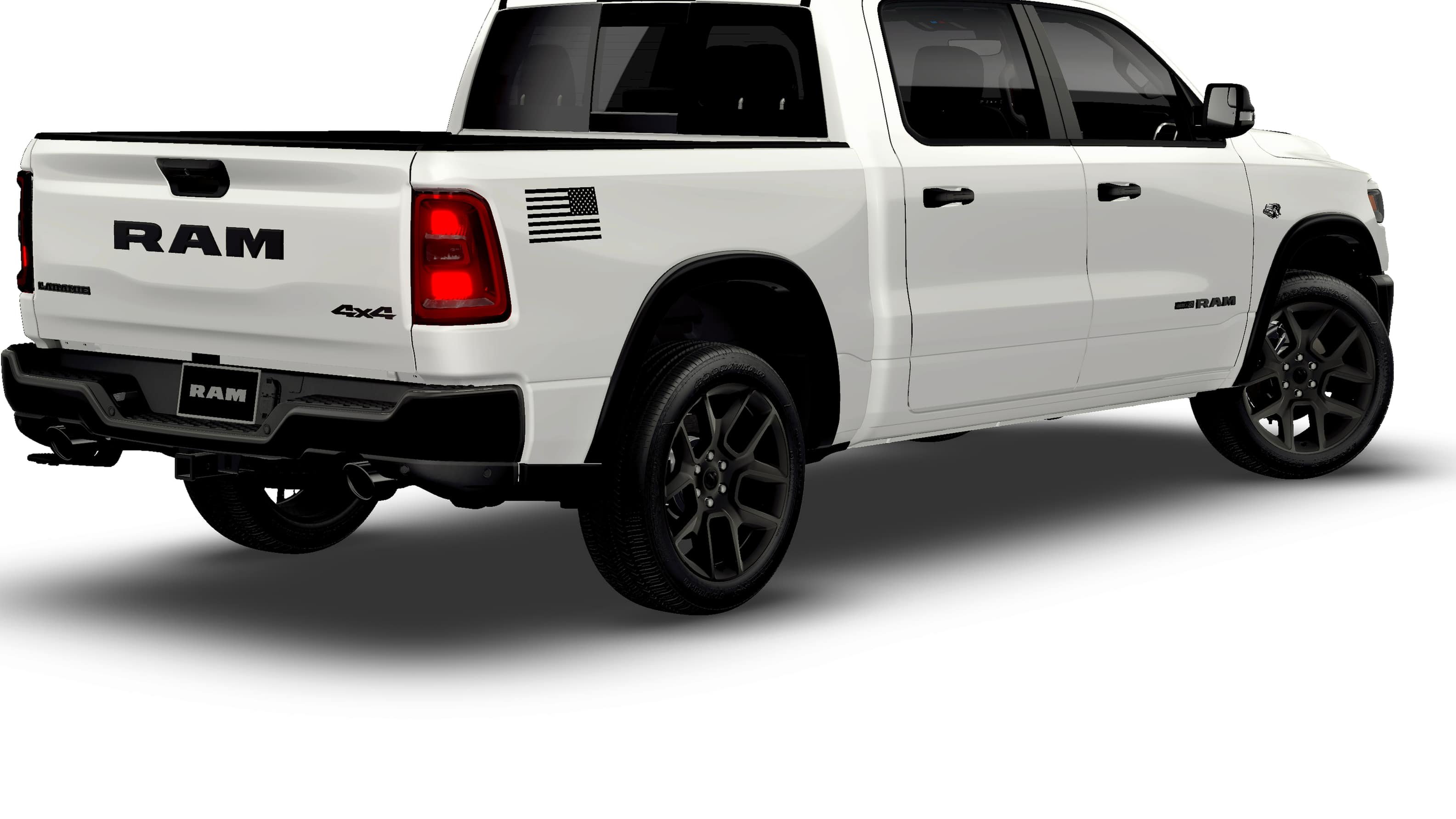 New 2026 Bright White Clear-Coat Exterior Paint RAM Laramie America 250 image 14