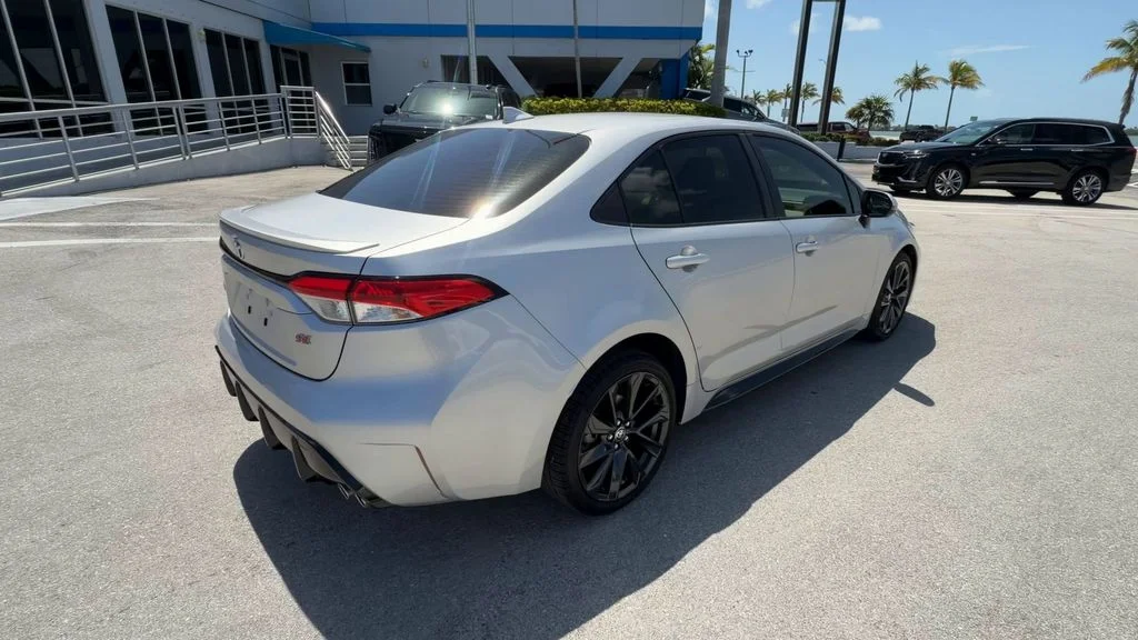 Used 2023 Classic Silver Metallic Toyota SE image 8
