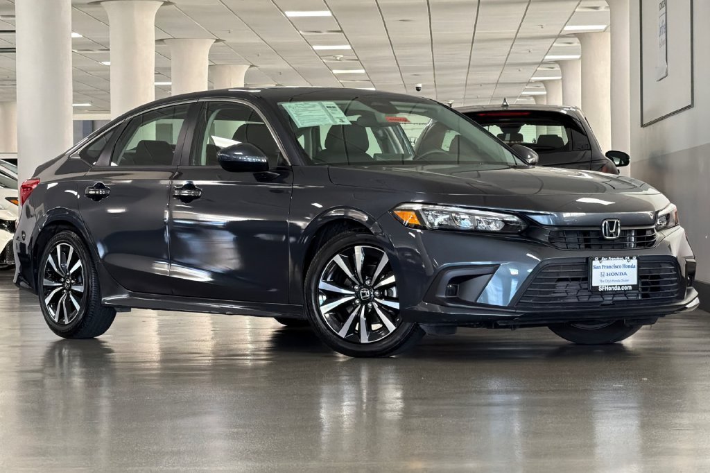 Used 2023 Meteorite Gray Metallic Honda EX image 1