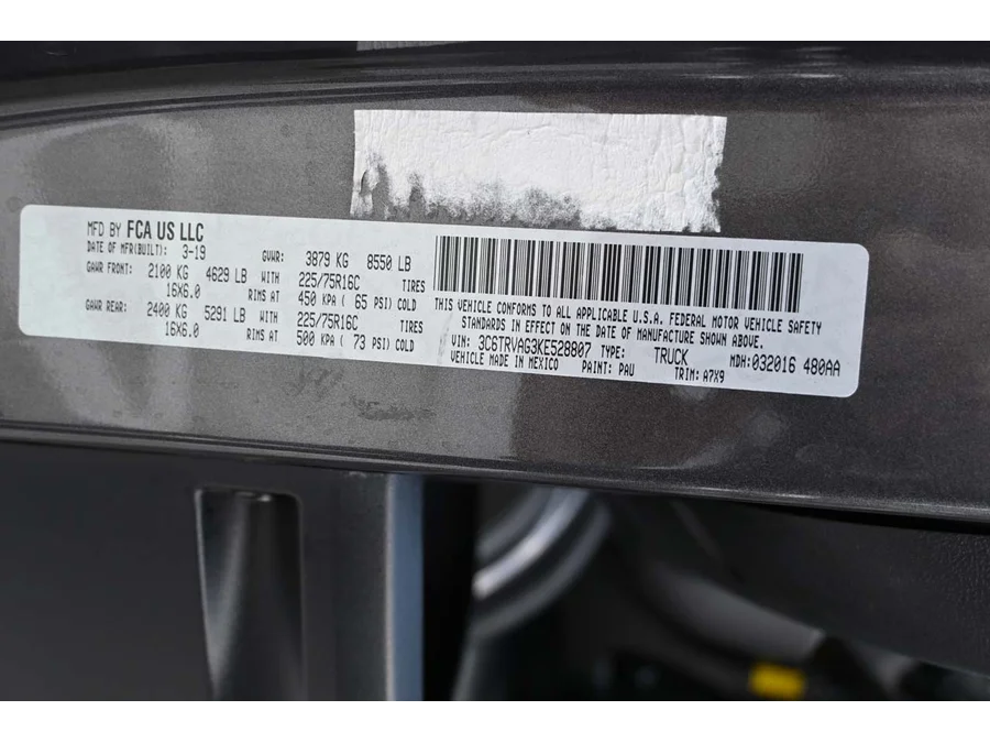 Used 2019 GRAY Ram 136 WB Mobility Handicap Van image 31