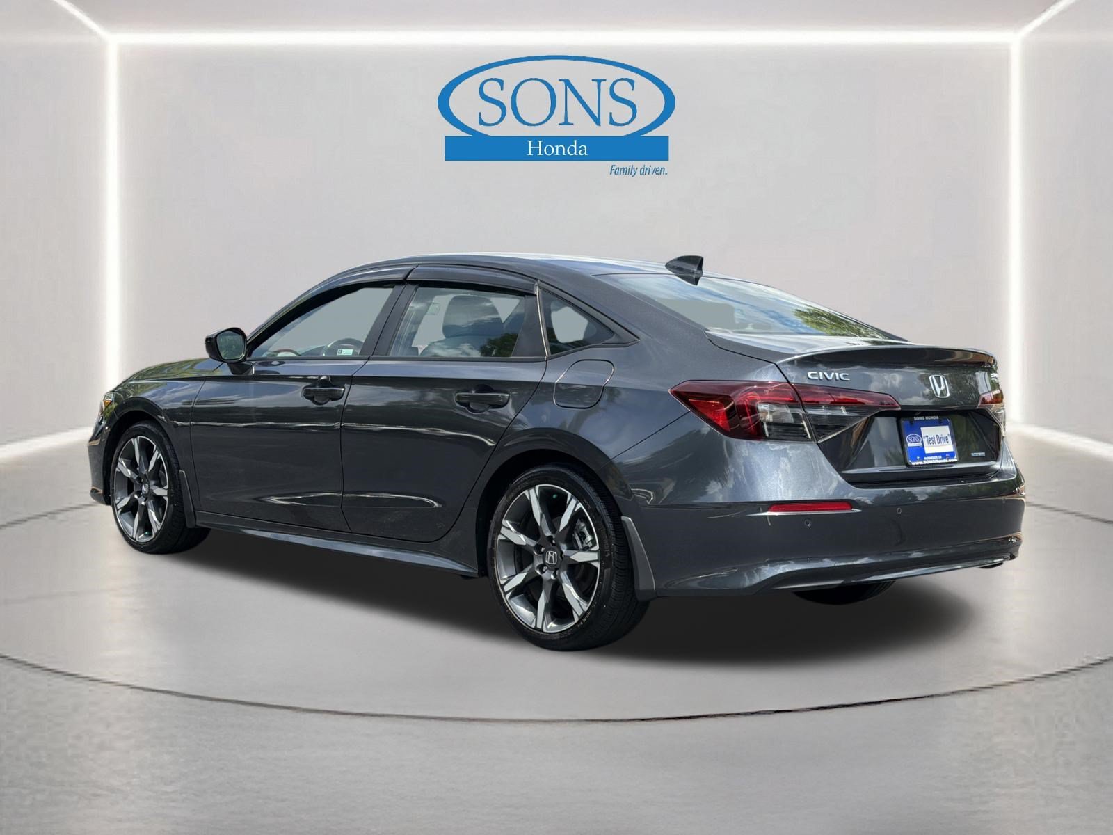 Certified Used 2025 Meteorite Gray Metallic Honda 4D HYBRID SPORT TOURING image 56