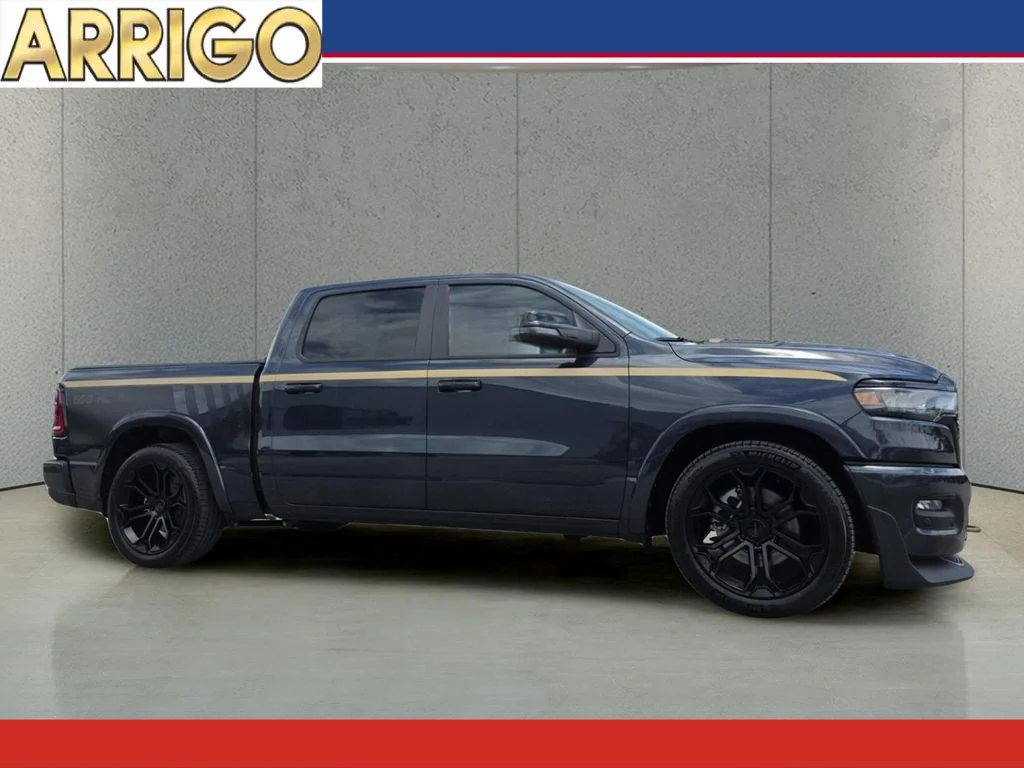 New 2026 Forged Blue Metallic Exterior Paint RAM Big Horn image 1
