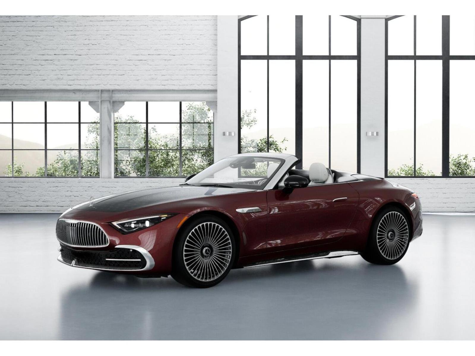 New 2026 MANUFAKTUR exclusive barolo red metallic Mercedes-Benz Maybach SL 680 Monogram Series image 38